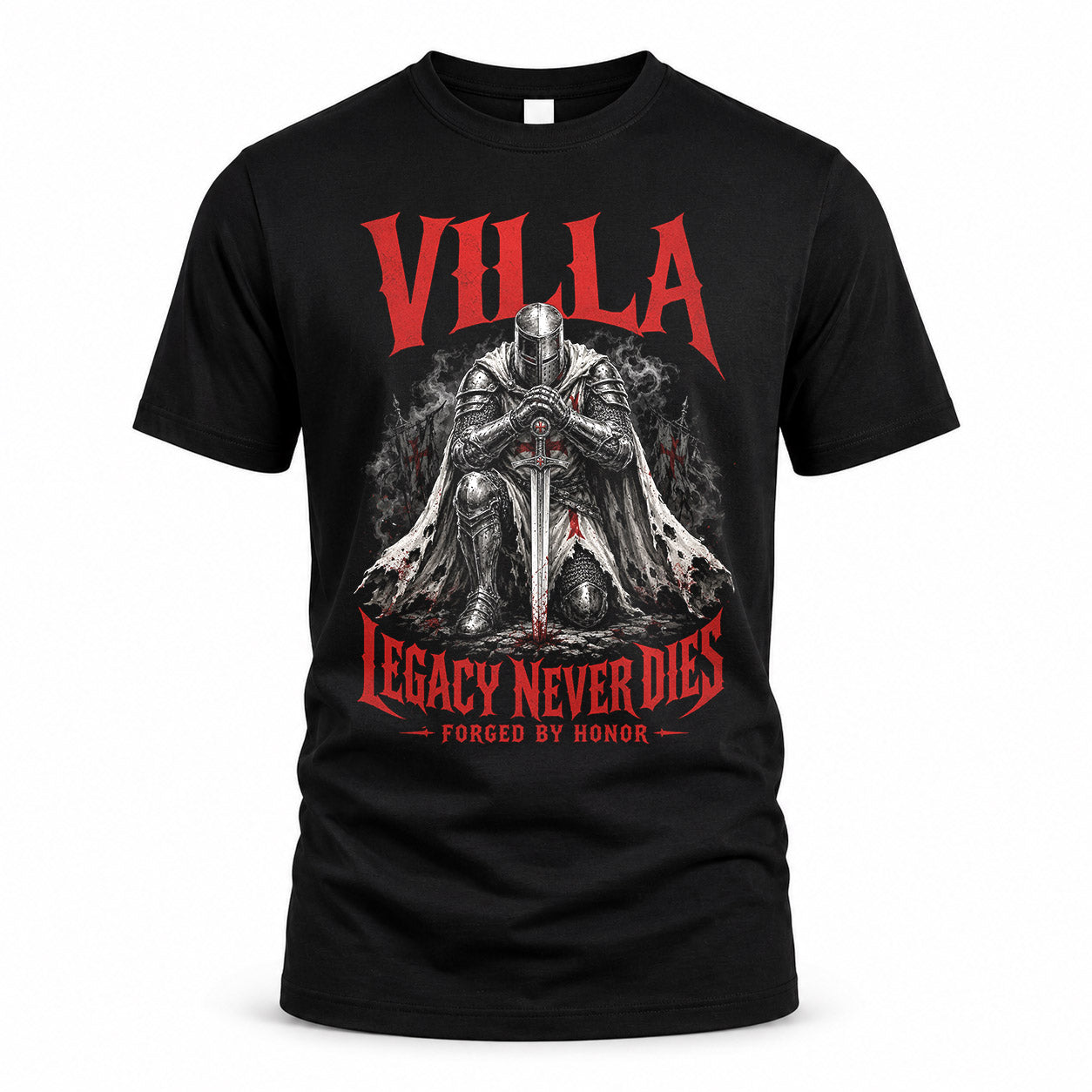 VILLA HS90-K04-109 - NAME Legacy Never Dies Forged By Honor Personalized Knight