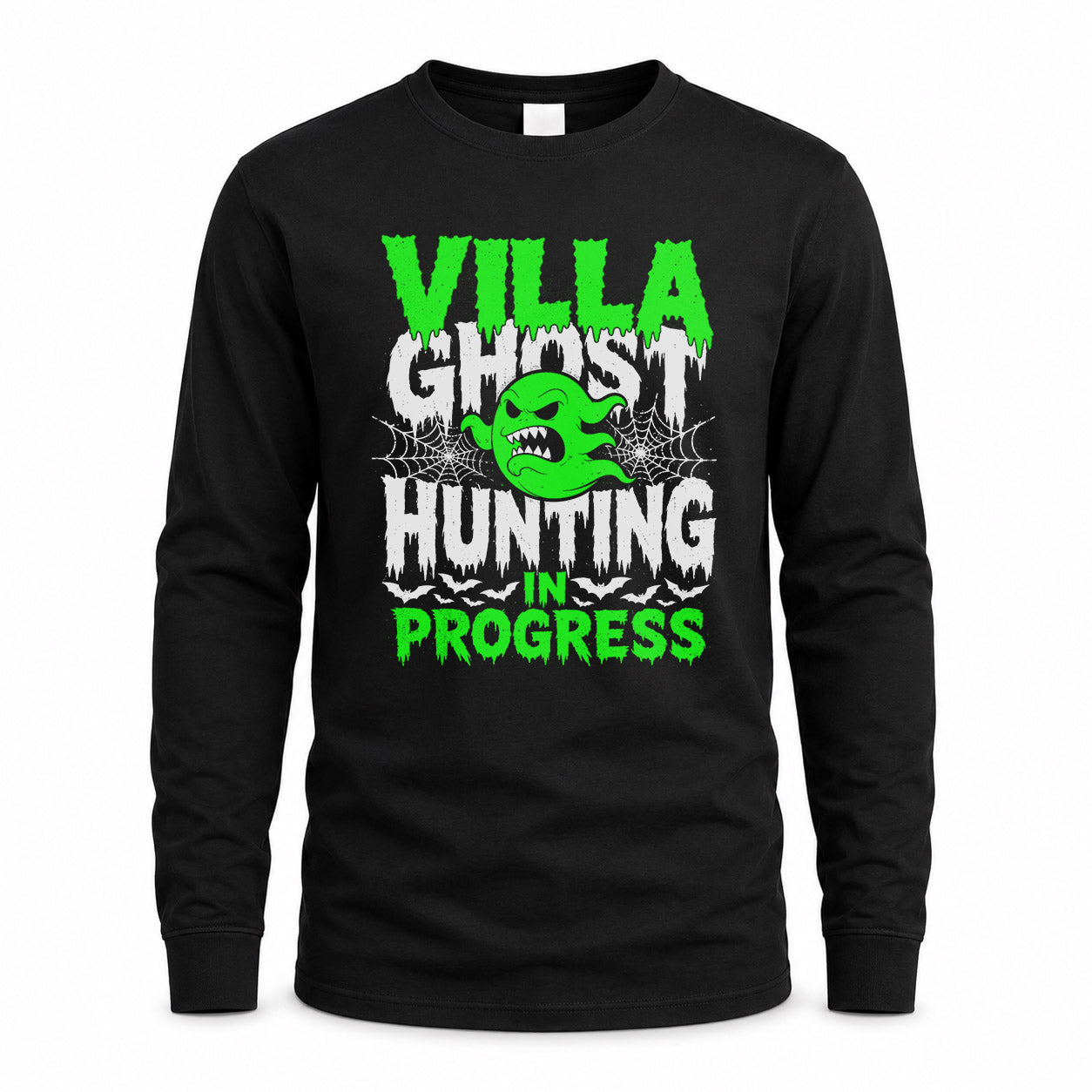 VILLA HW22-K06-109 - NAME Ghost Hunting In Progress Personalized Halloween Shirt