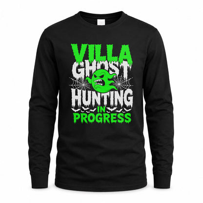 VILLA HW22-K06-109 - NAME Ghost Hunting In Progress Personalized Halloween Shirt