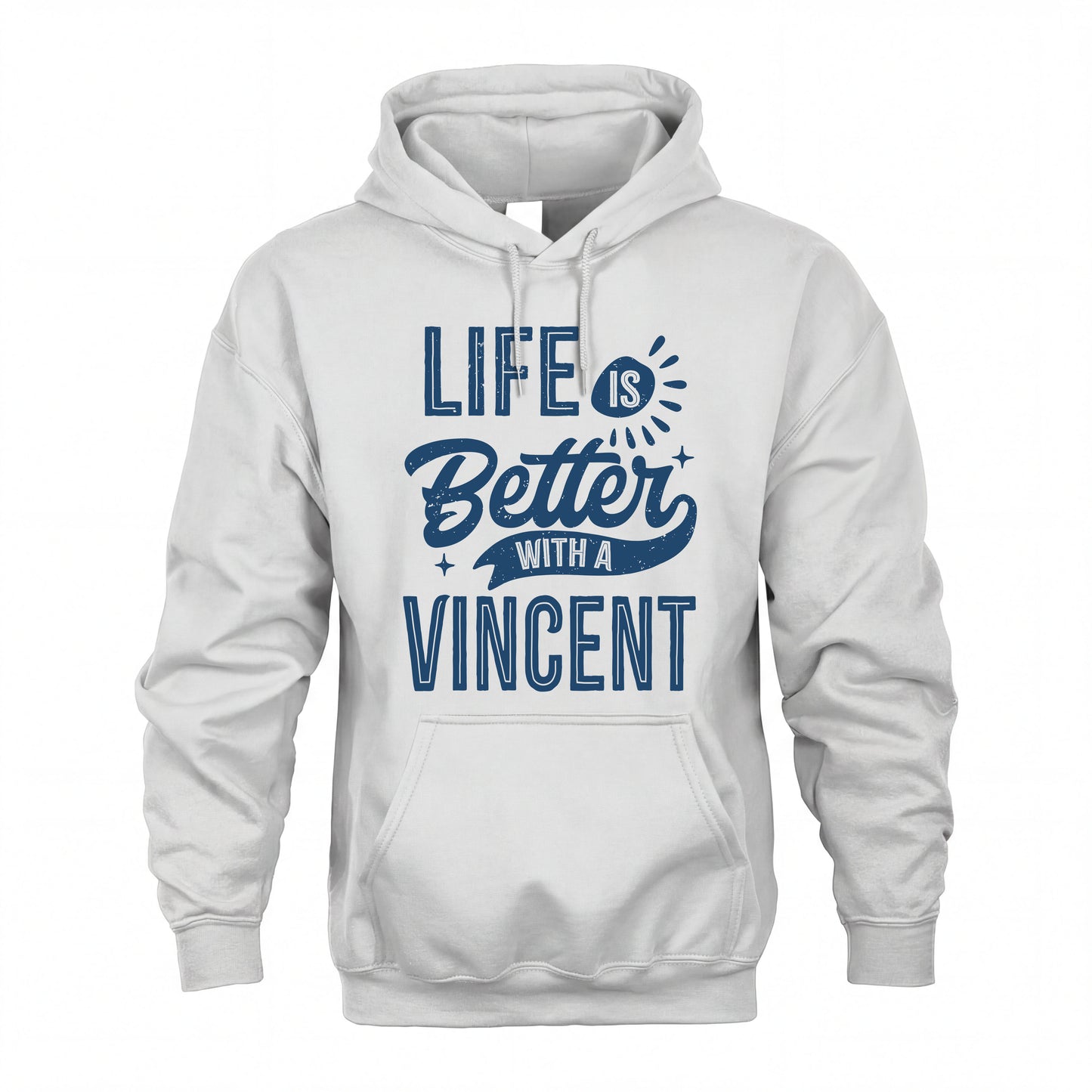 VINCENT HH88-K2–Personalized Name Quote T-Shirt Life Is Better With Unisex Gift