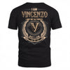 VINCENZO PH55-T25-Personalized Name Quote Apparel “I Am NAME May Not Be Perfect But I Am Limited Edition”