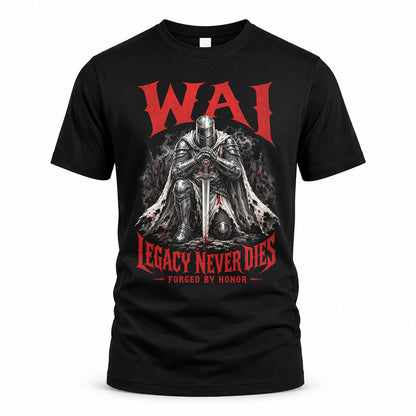 WAI HS90-K04-109 - NAME Legacy Never Dies Forged By Honor Personalized Knight