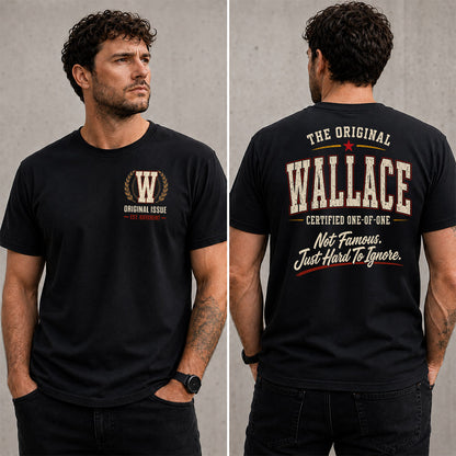 WALLACE W68-F2-168 – Personalized Original Issue Apparel “The Original NAME Certified One-of-One"