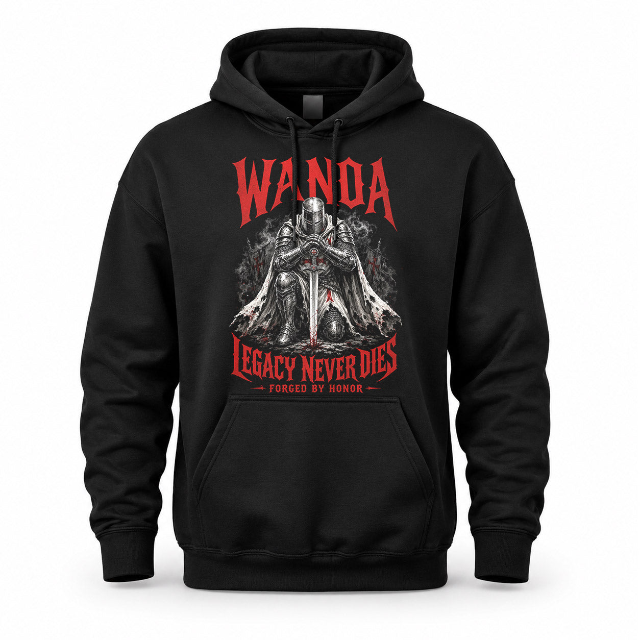 WANDA HS90-K04-109 - NAME Legacy Never Dies Forged By Honor Personalized Knight
