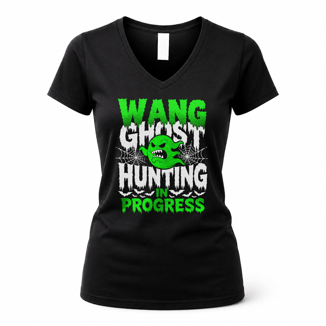 WANG HW22-K06-109 - NAME Ghost Hunting In Progress Personalized Halloween Shirt
