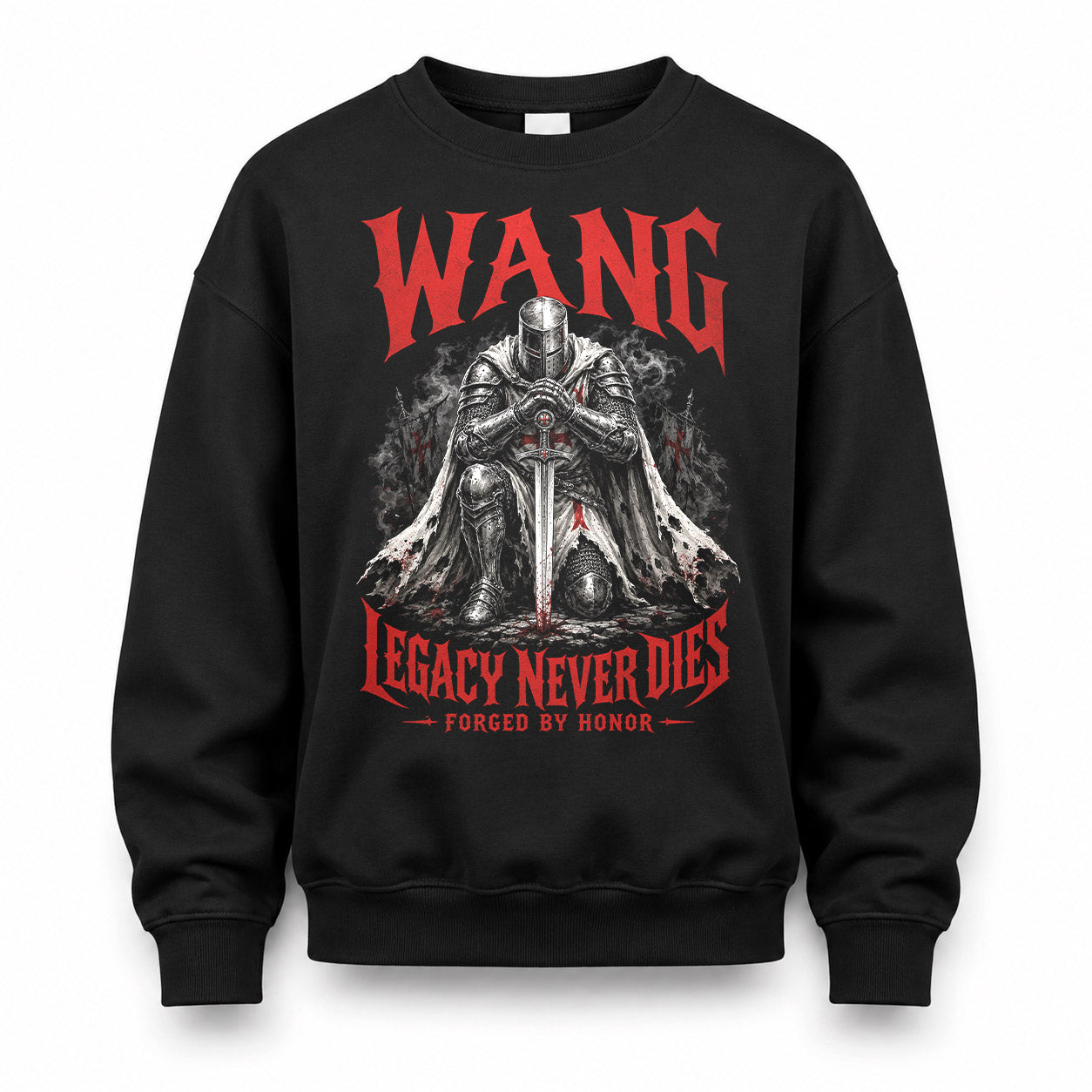 WANG HS90-K04-109 - NAME Legacy Never Dies Forged By Honor Personalized Knight