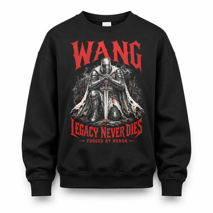 WANG HS90-K04-109 - NAME Legacy Never Dies Forged By Honor Personalized Knight