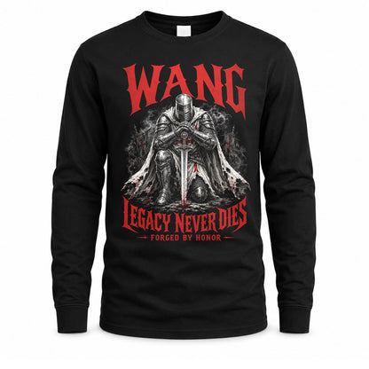 WANG HS90-K04-109 - NAME Legacy Never Dies Forged By Honor Personalized Knight