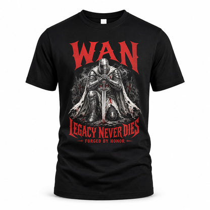 WAN HS90-K04-109 - NAME Legacy Never Dies Forged By Honor Personalized Knight