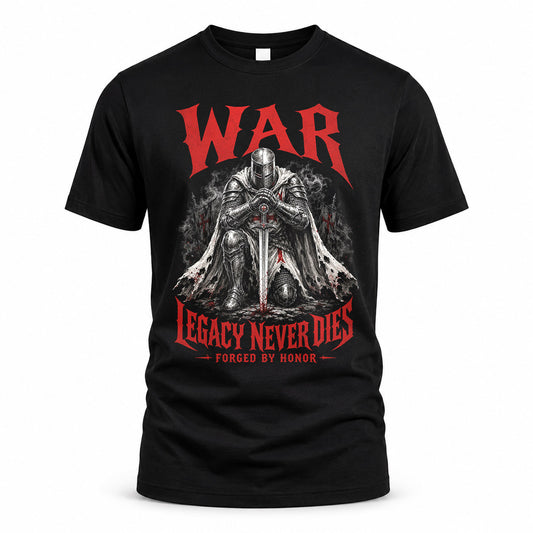 WAR HS90-K04-109 - NAME Legacy Never Dies Forged By Honor Personalized Knight