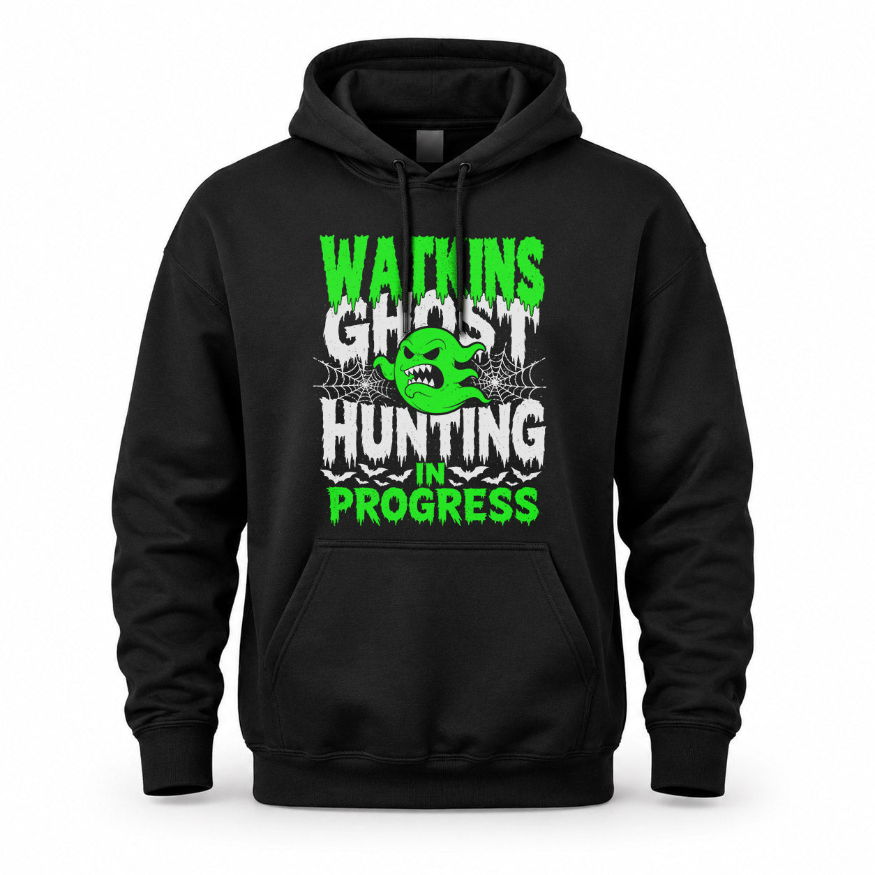 WATKINS HW22-K06-109 - NAME Ghost Hunting In Progress Personalized Halloween Shirt