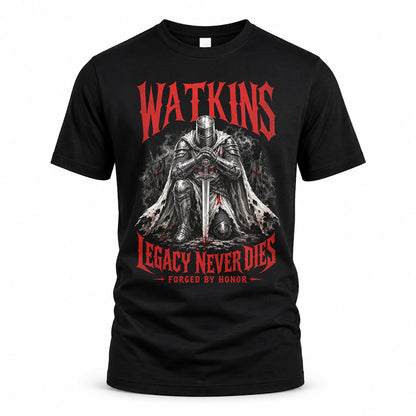 WATKINS HS90-K04-109 - NAME Legacy Never Dies Forged By Honor Personalized Knight