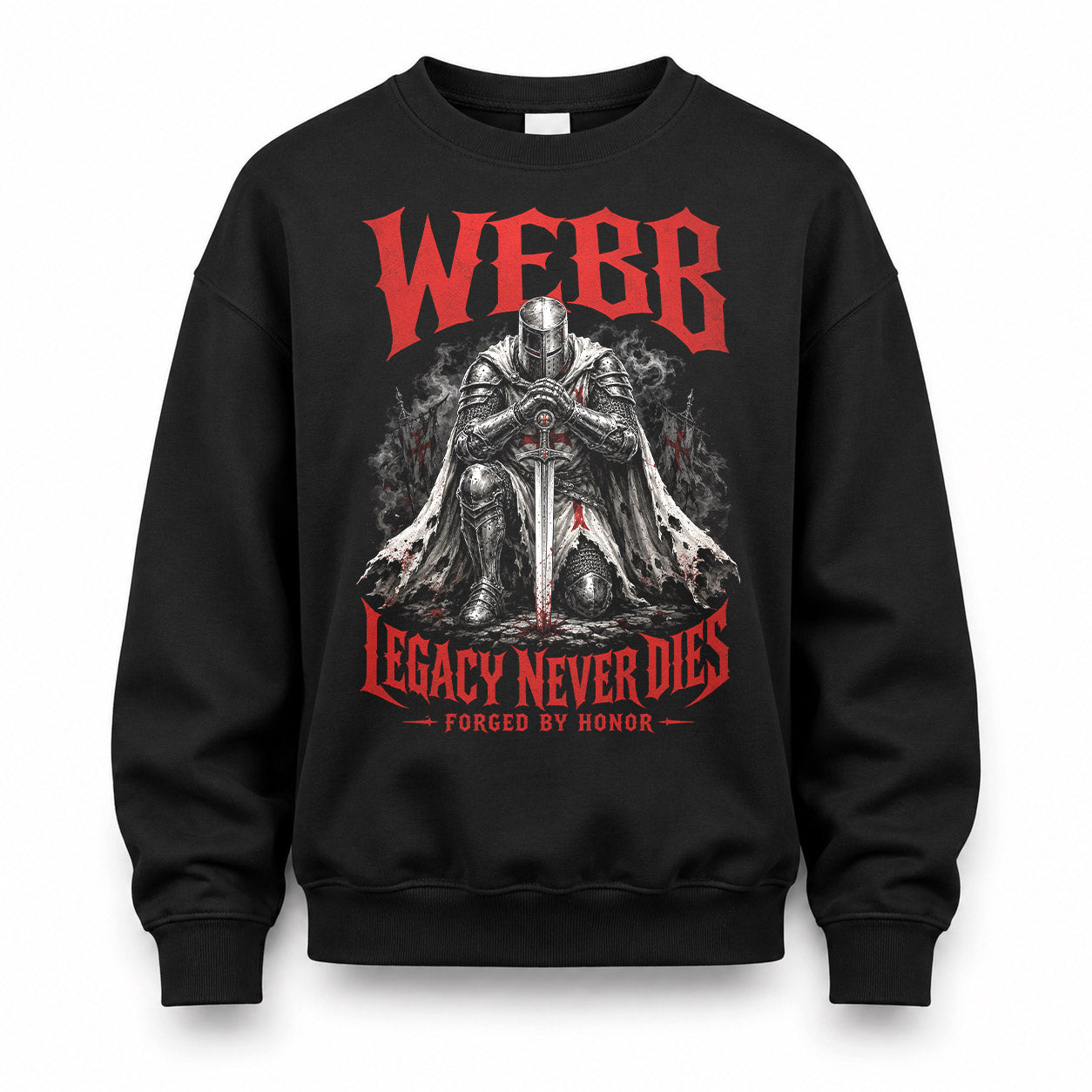 WEBB HS90-K04-109 - NAME Legacy Never Dies Forged By Honor Personalized Knight
