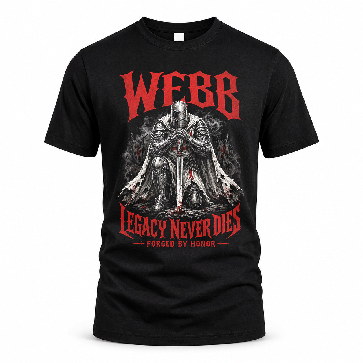 WEBB HS90-K04-109 - NAME Legacy Never Dies Forged By Honor Personalized Knight