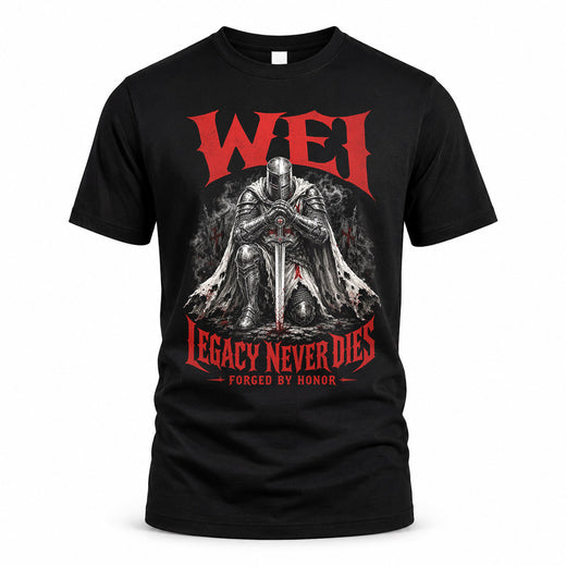 WEI HS90-K04-109 - NAME Legacy Never Dies Forged By Honor Personalized Knight