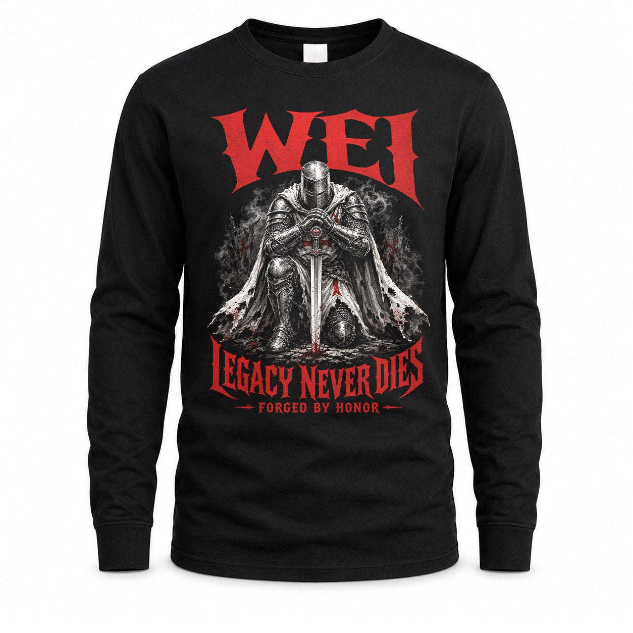 WEI HS90-K04-109 - NAME Legacy Never Dies Forged By Honor Personalized Knight