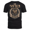 WEI PH55-T25-Personalized Name Quote Apparel “I Am NAME May Not Be Perfect But I Am Limited Edition”
