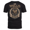 WELLS PH55-T25-Personalized Name Quote Apparel “I Am NAME May Not Be Perfect But I Am Limited Edition”