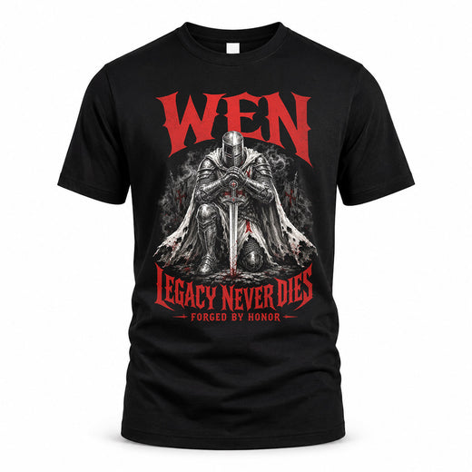 WEN HS90-K04-109 - NAME Legacy Never Dies Forged By Honor Personalized Knight
