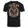 WEN PH55-T25-Personalized Name Quote Apparel “I Am NAME May Not Be Perfect But I Am Limited Edition”