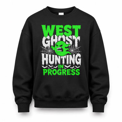WEST HW22-K06-109 - NAME Ghost Hunting In Progress Personalized Halloween Shirt