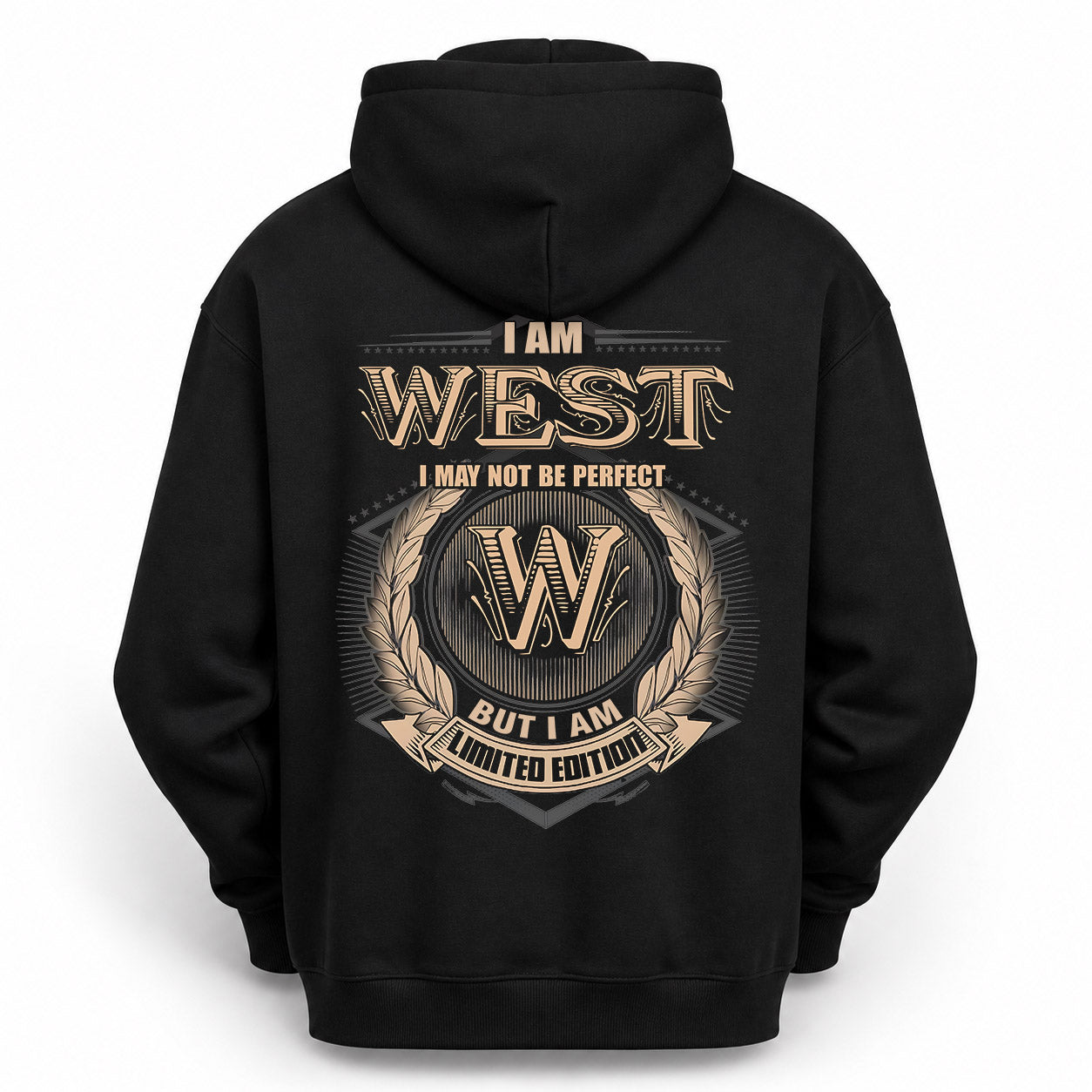 WEST PH55-T25-Personalized Name Quote Apparel “I Am NAME May Not Be Perfect But I Am Limited Edition”