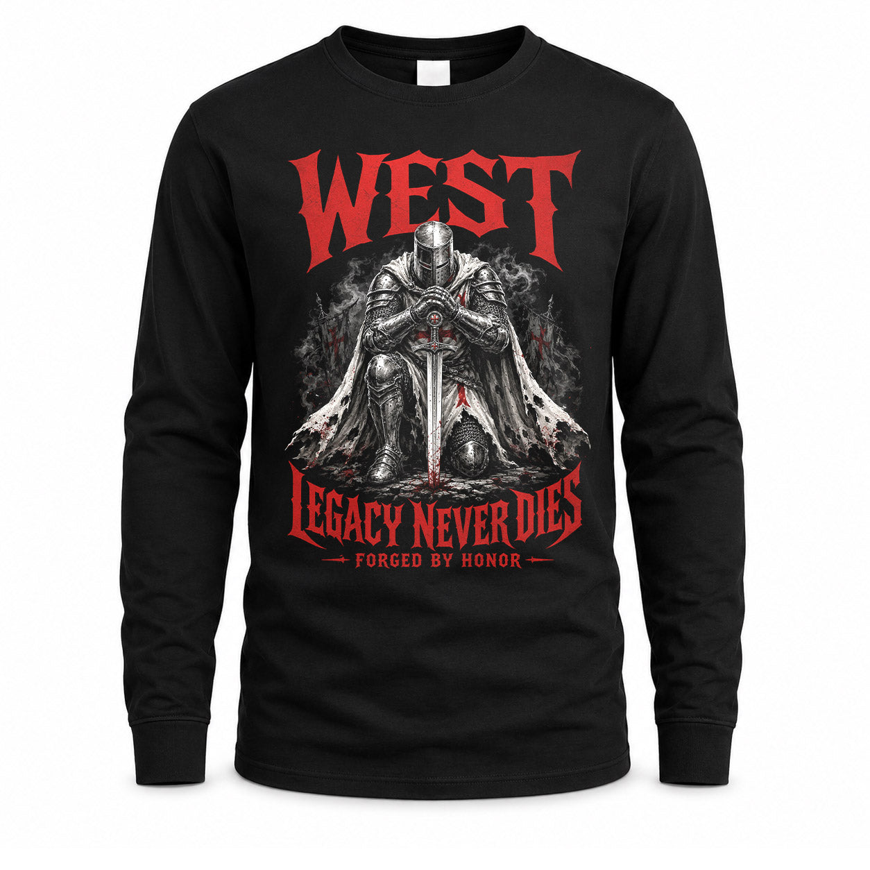WEST HS90-K04-109 - NAME Legacy Never Dies Forged By Honor Personalized Knight