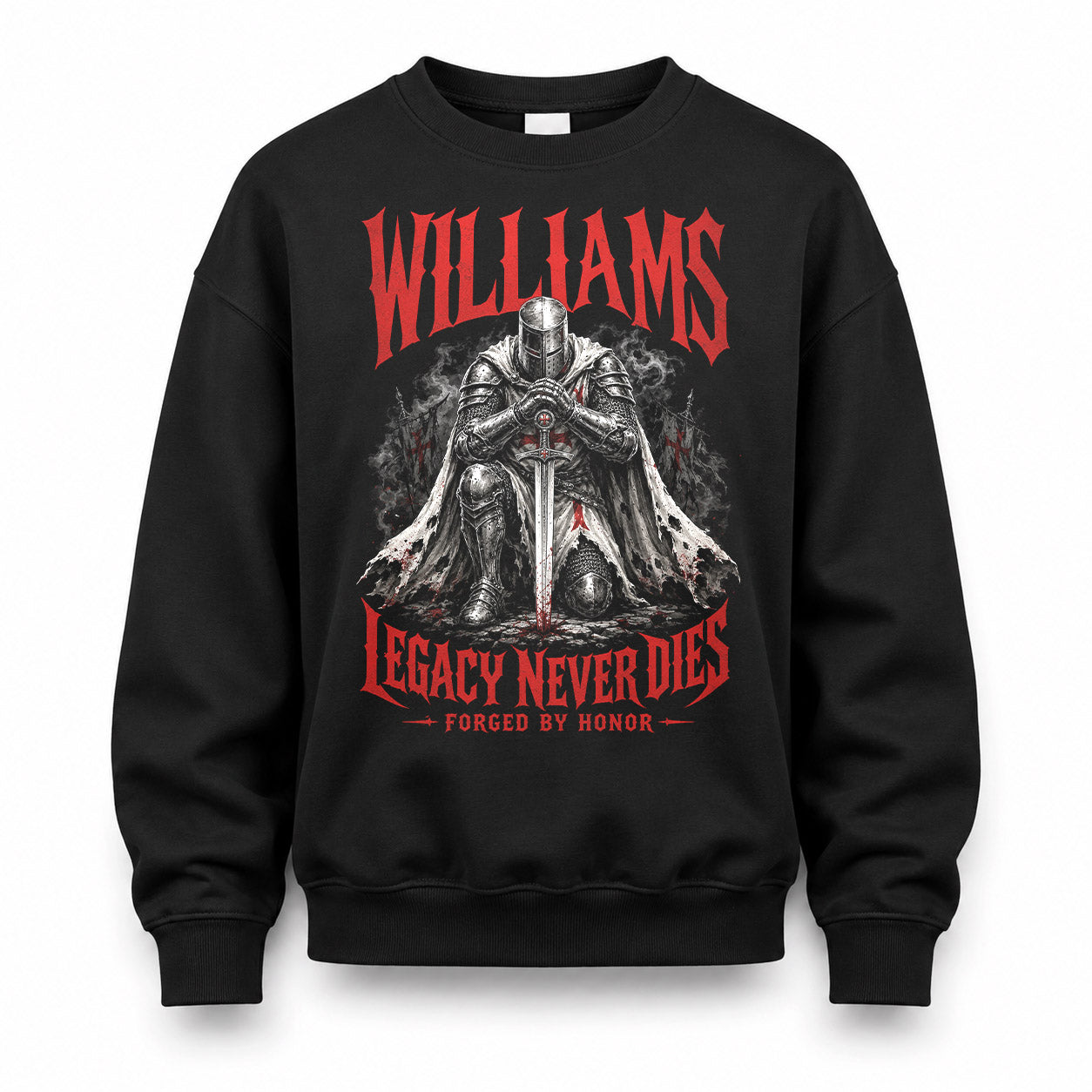 WILLIAMS HS90-K04-109 - NAME Legacy Never Dies Forged By Honor Personalized Knight