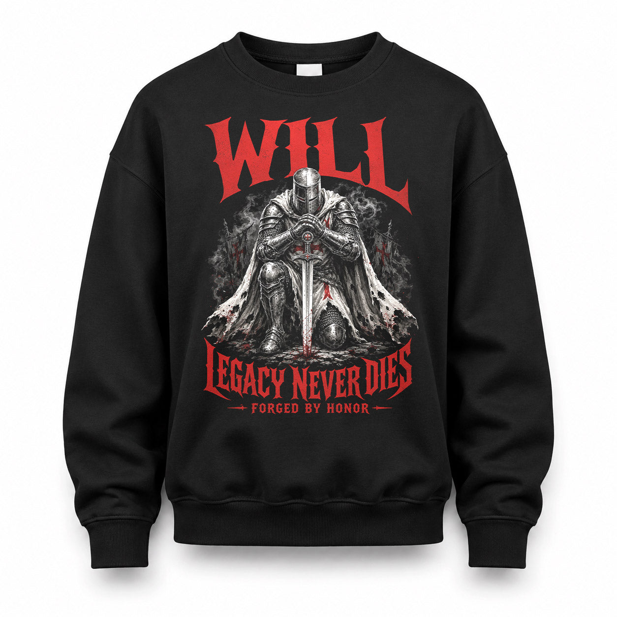 WILL HS90-K04-109 - NAME Legacy Never Dies Forged By Honor Personalized Knight