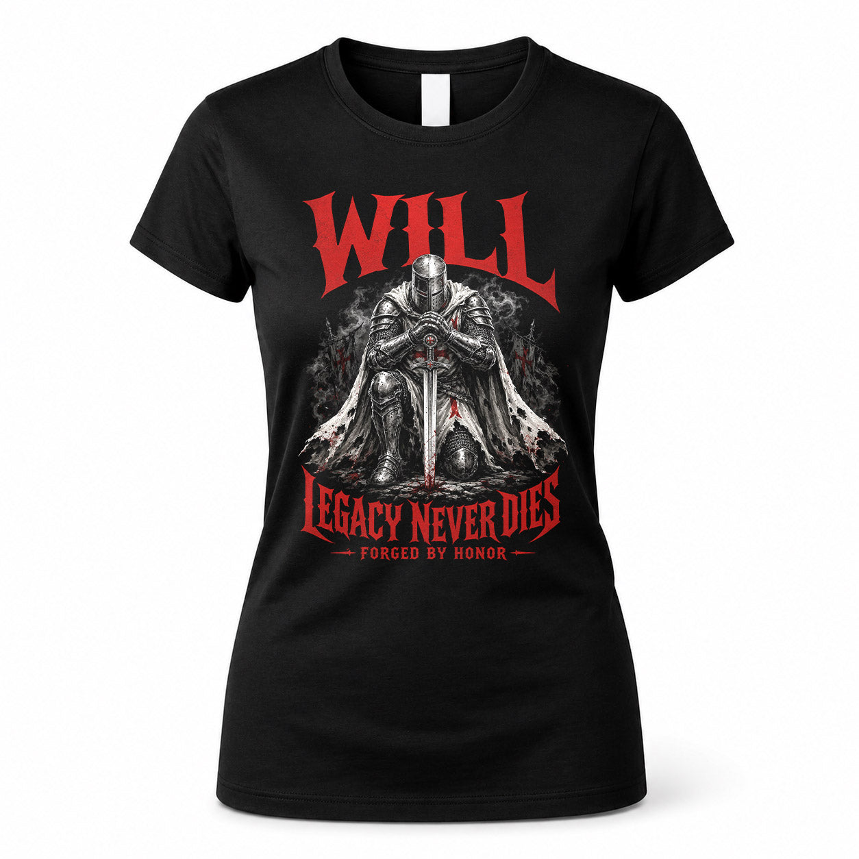 WILL HS90-K04-109 - NAME Legacy Never Dies Forged By Honor Personalized Knight