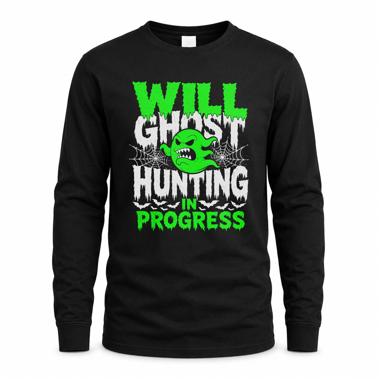 WILL HW22-K06-109 - NAME Ghost Hunting In Progress Personalized Halloween Shirt