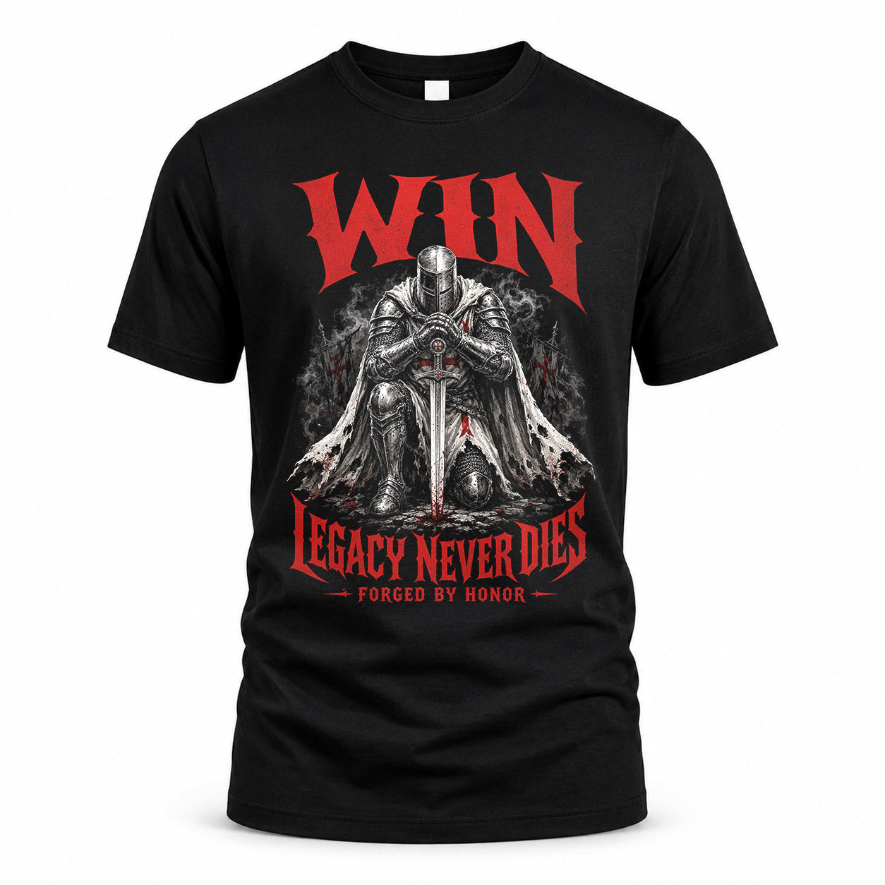 WIN HS90-K04-109 - NAME Legacy Never Dies Forged By Honor Personalized Knight