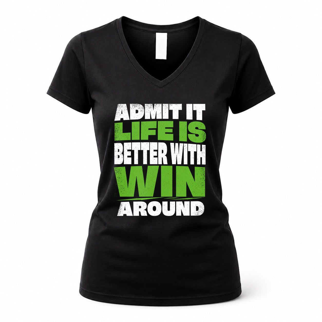 WIN HP68-K4-189 – Personalized Funny Quote Apparel “Admit It, Life Is Better With AARON Around”