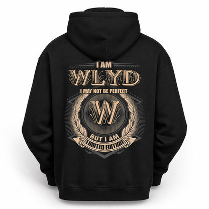 WLYD PH55-T25-Personalized Name Quote Apparel “I Am NAME May Not Be Perfect But I Am Limited Edition”