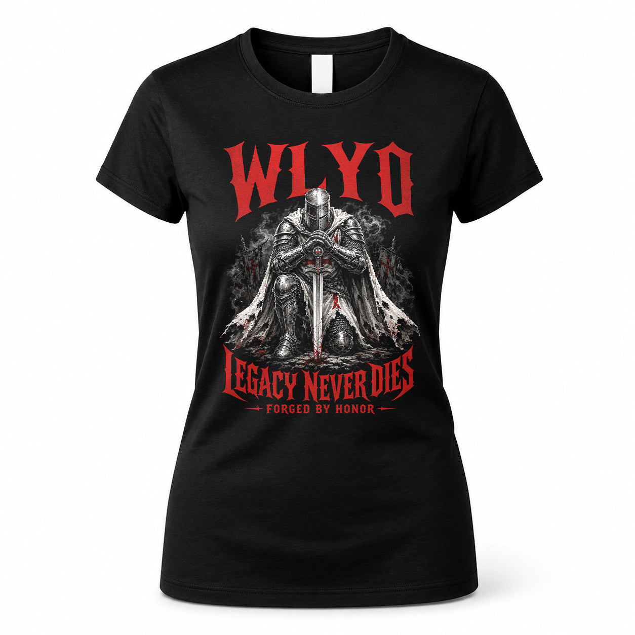 WLYD HS90-K04-109 - NAME Legacy Never Dies Forged By Honor Personalized Knight