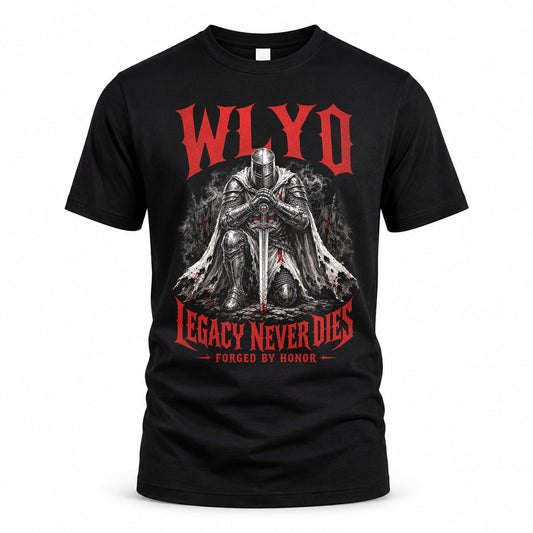WLYD HS90-K04-109 - NAME Legacy Never Dies Forged By Honor Personalized Knight