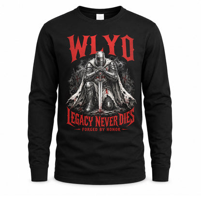 WLYD HS90-K04-109 - NAME Legacy Never Dies Forged By Honor Personalized Knight