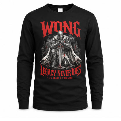 WONG HS90-K04-109 - NAME Legacy Never Dies Forged By Honor Personalized Knight