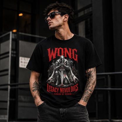 WONG HS90-K04-109 - NAME Legacy Never Dies Forged By Honor Personalized Knight