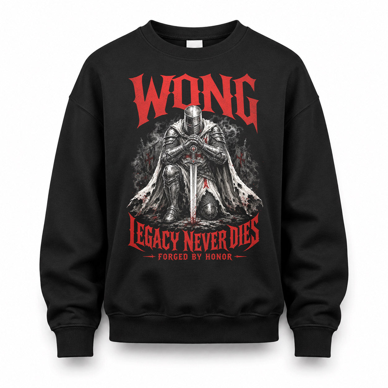 WONG HS90-K04-109 - NAME Legacy Never Dies Forged By Honor Personalized Knight
