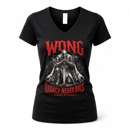 WONG HS90-K04-109 - NAME Legacy Never Dies Forged By Honor Personalized Knight