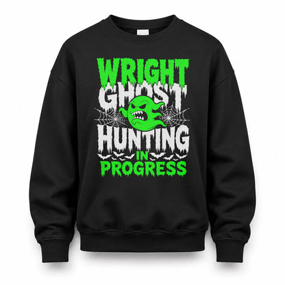 WRIGHT HW22-K06-109 - NAME Ghost Hunting In Progress Personalized Halloween Shirt