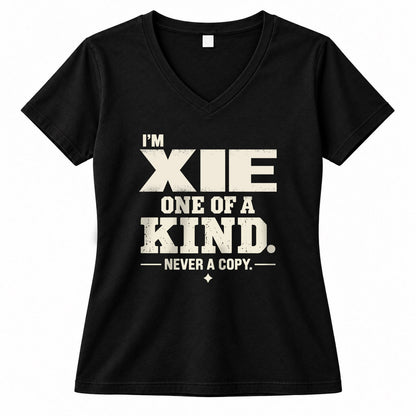 XIE P6-K4-228 Personalized Funny Quote Apparel “I’m NAME – One of a Kind, Never a Copy”