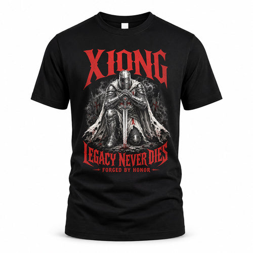 XIONG HS90-K04-109 - NAME Legacy Never Dies Forged By Honor Personalized Knight