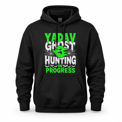 YADAV HW22-K06-109 - NAME Ghost Hunting In Progress Personalized Halloween Shirt