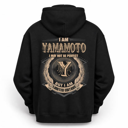 YAMAMOTO PH55-T25-Personalized Name Quote Apparel “I Am NAME May Not Be Perfect But I Am Limited Edition”