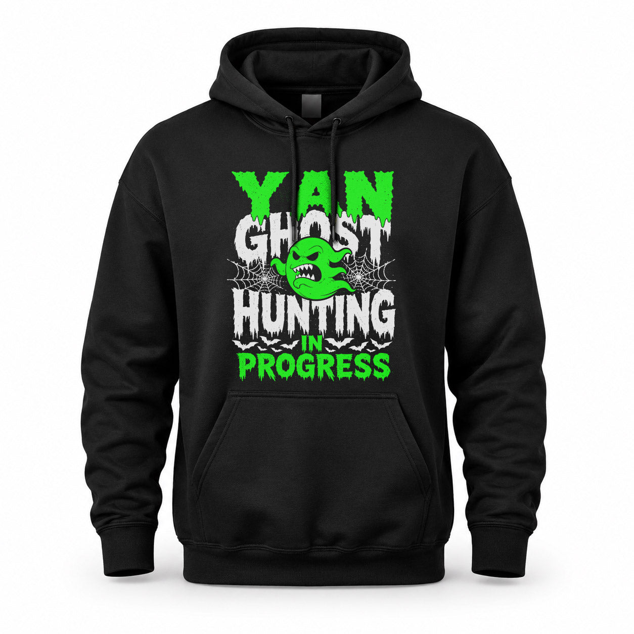 YAN HW22-K06-109 - NAME Ghost Hunting In Progress Personalized Halloween Shirt