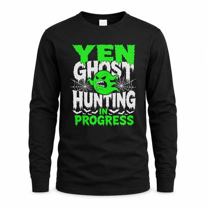 YEN HW22-K06-109 - NAME Ghost Hunting In Progress Personalized Halloween Shirt