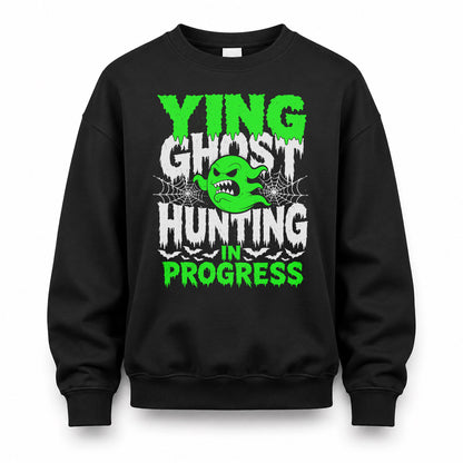 YING HW22-K06-109 - NAME Ghost Hunting In Progress Personalized Halloween Shirt