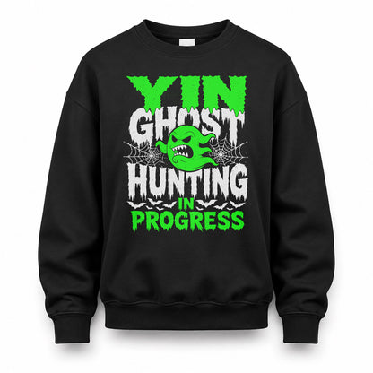 YIN HW22-K06-109 - NAME Ghost Hunting In Progress Personalized Halloween Shirt